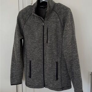 Gray Full-Zip Jacket